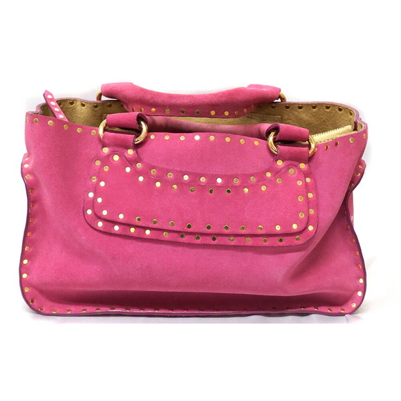 Celine Studded Boogie Pink Handbag - Picture 1 of 13